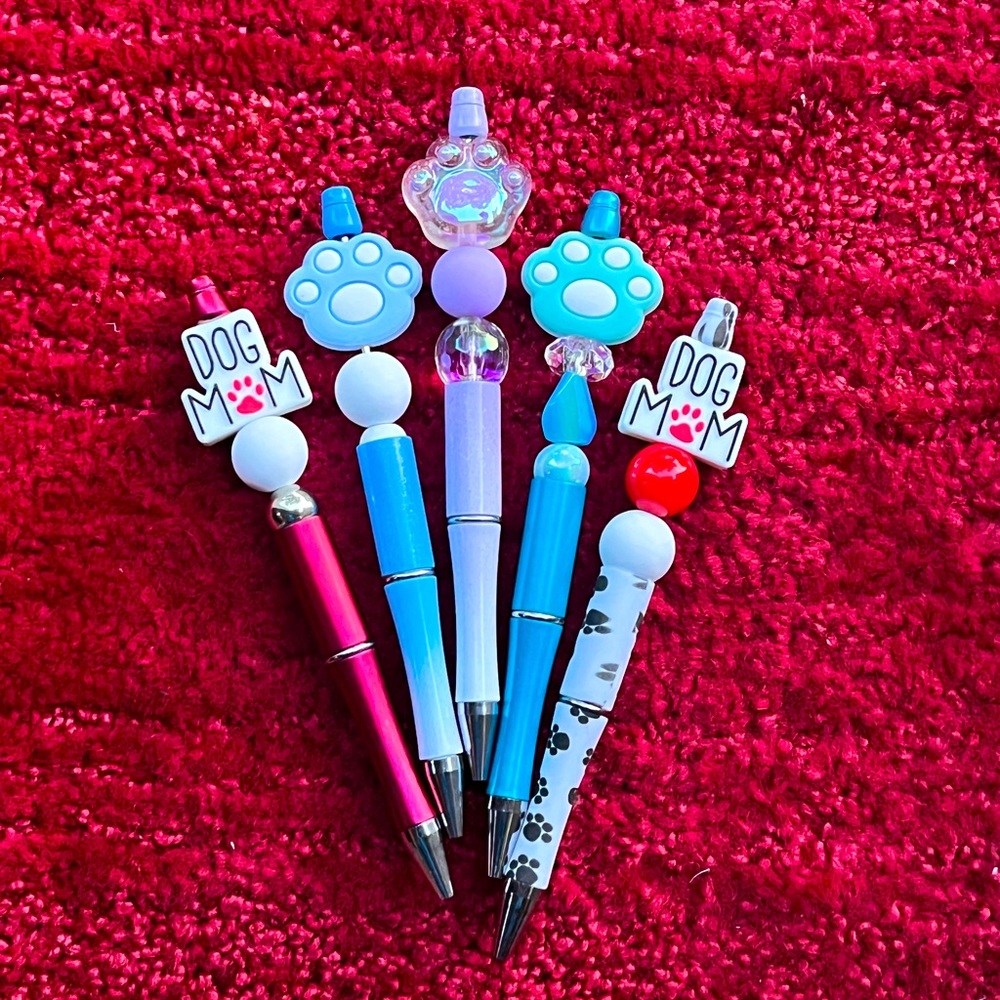 Beaded Dog Lover Pens